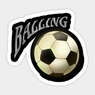 Balling on Turf Sticker